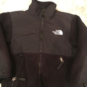 The North Face black fleece jacket  size XS